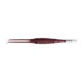 Einwegversion der Swyng® non-stick bipolaren Pinzette mit ergonomischem Griffdesign und antihaftbeschichteten Spitzen für effiziente Koagulation in der Chirurgie.